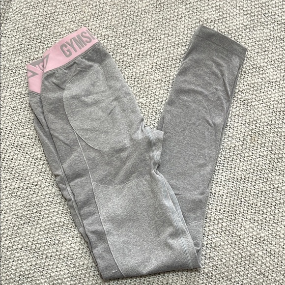 Gymshark Other - GYMSHARK Gray and Pink flex Leggings